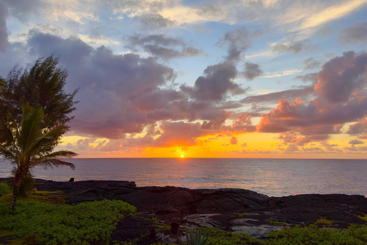 Direct Oceanfront, Big Island Home Keaau Eksteriør bilde