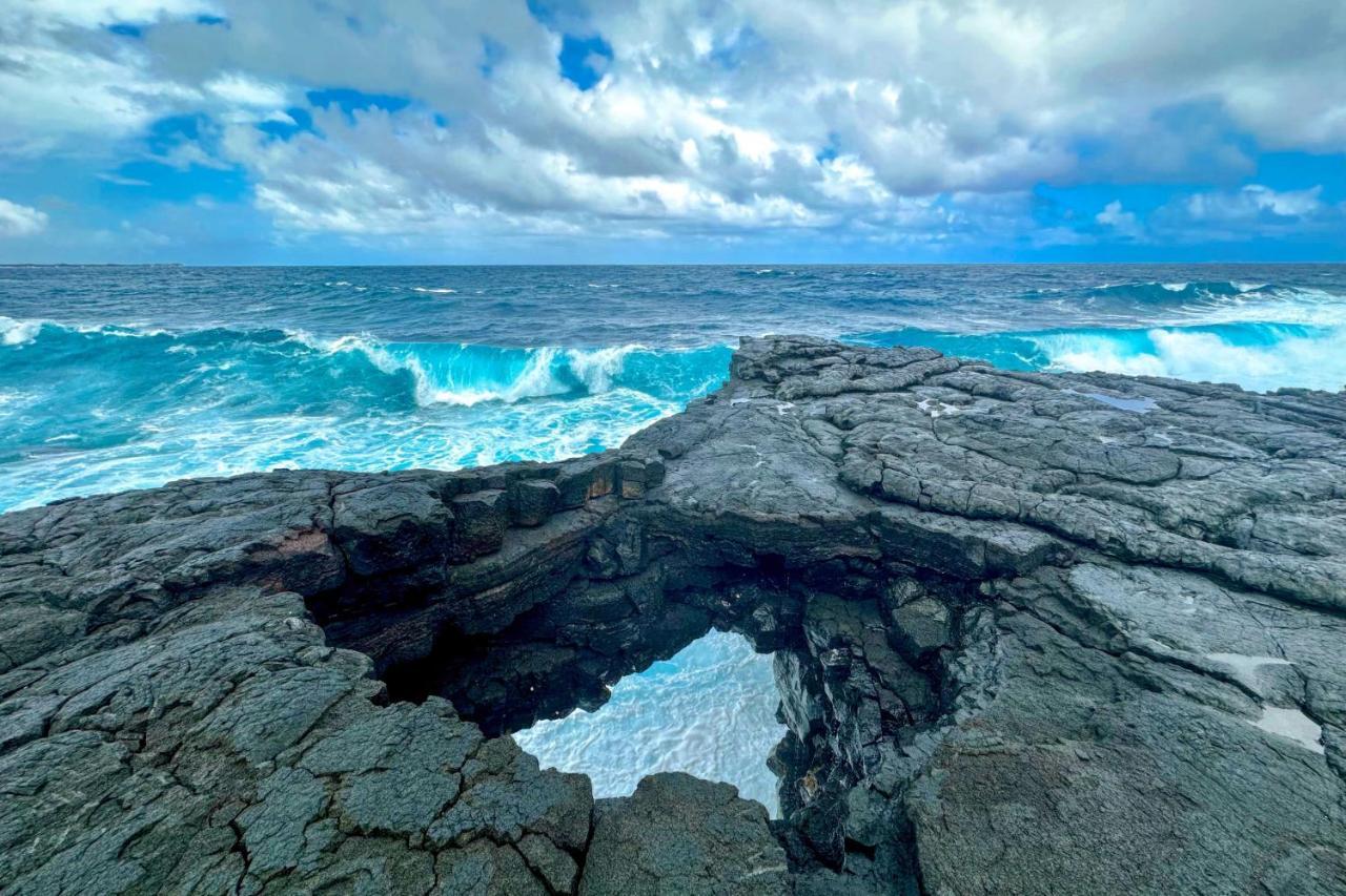 Direct Oceanfront, Big Island Home Keaau Eksteriør bilde