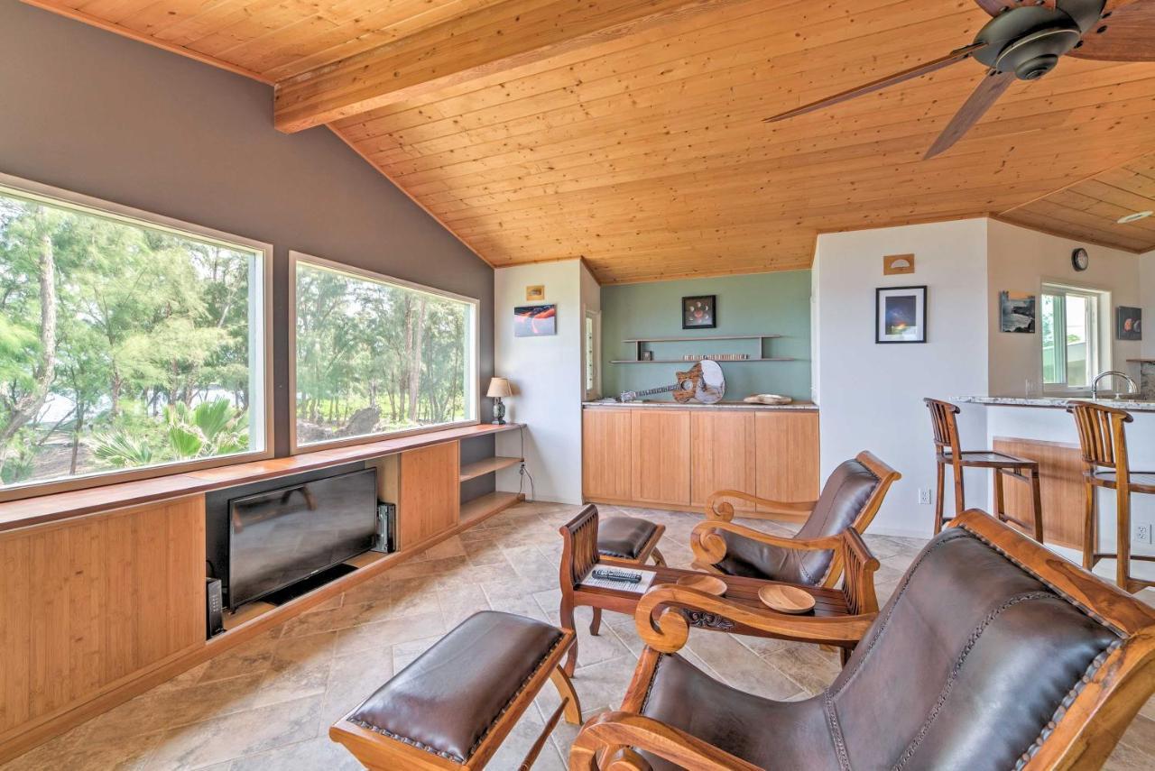 Direct Oceanfront, Big Island Home Keaau Eksteriør bilde