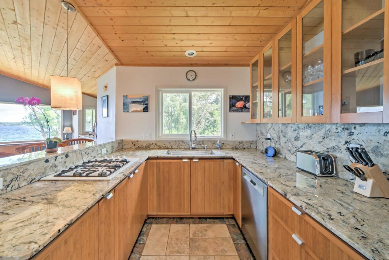 Direct Oceanfront, Big Island Home Keaau Eksteriør bilde