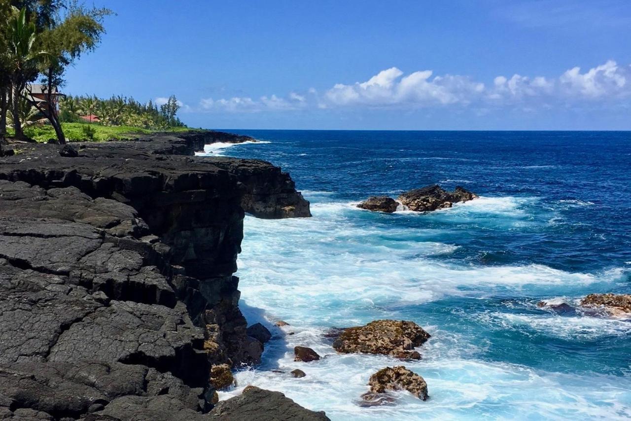 Direct Oceanfront, Big Island Home Keaau Eksteriør bilde